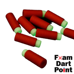 Alternative view of Worker Short Darts – 1.0 gram – Glow In The Dark Foam darts