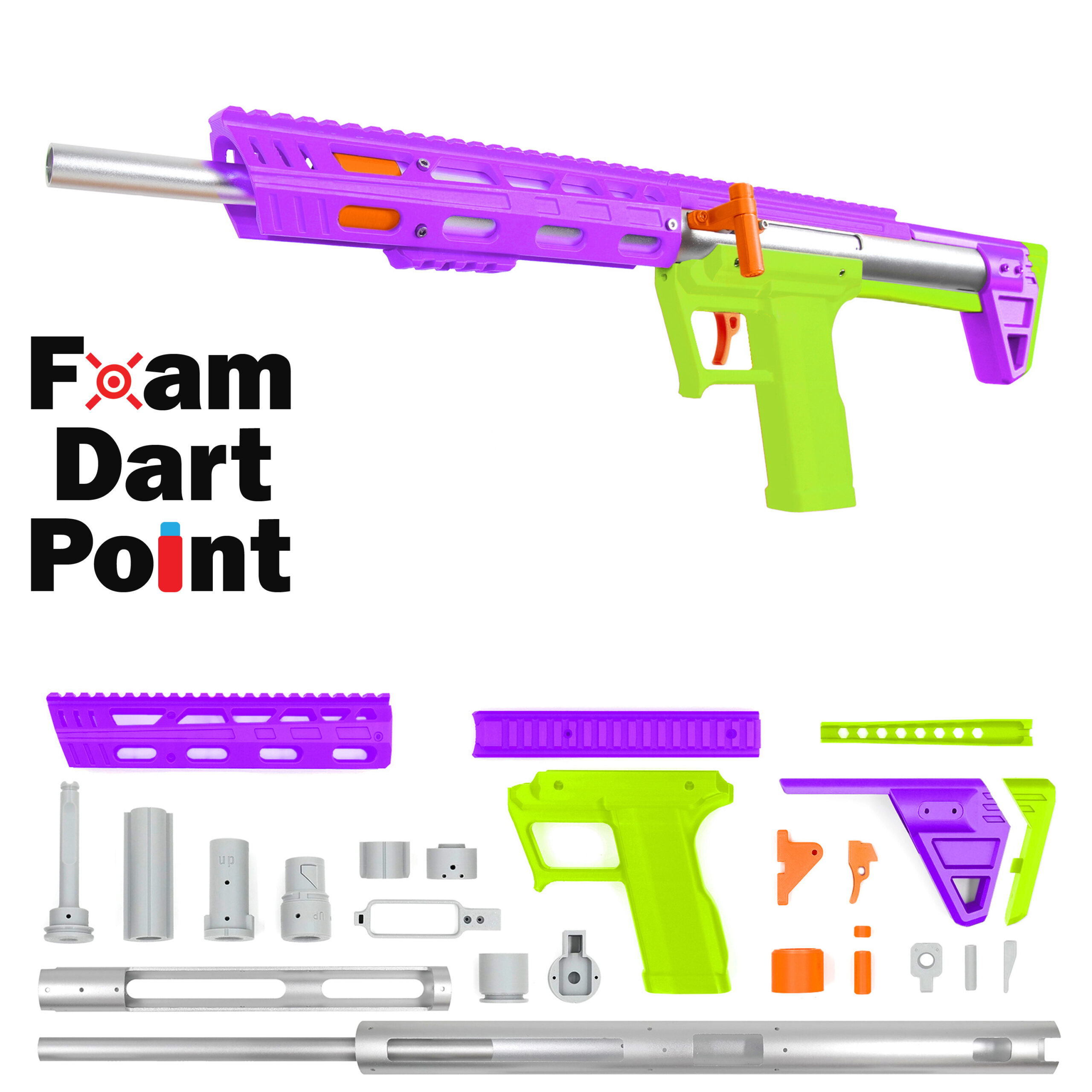 AKBM FC330 Pump and Bolt Action Springer Foam Blaster - Image 2